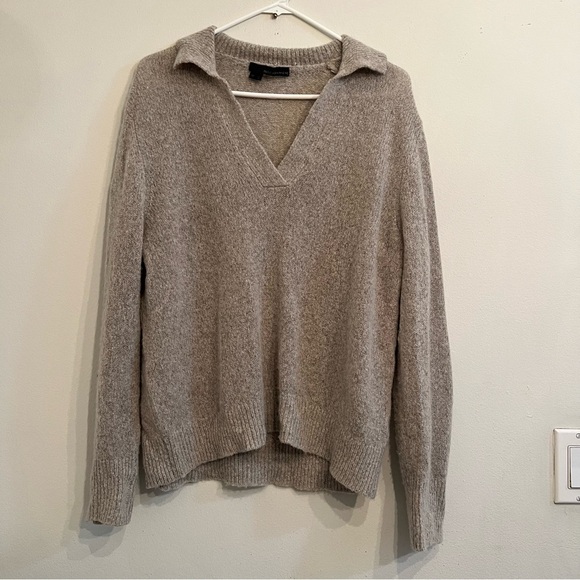 360 Cashmere Polo Sweater - Picture 1 of 10